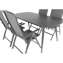 Bardani Olivia 180 x 100 cm Capri 4 tuinset grey< Tuinsets
