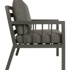 Tuinstoelen-Bardani Palacio loungestoel matt black