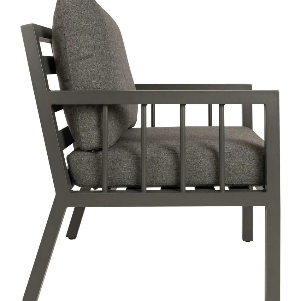 Tuinstoelen-Bardani Palacio loungestoel matt black