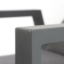 Tuinstoelen-Bardani Quinta verstelbare tuinstoel antraciet