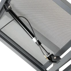 Tuinstoelen-Bardani Quinta verstelbare tuinstoel antraciet