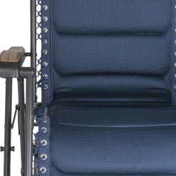 Relaxstoelen-Bardani Riposo Alu 3D Comfort relaxstoel moonlight blue