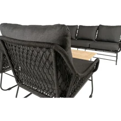 Bardani Riva 4-delig loungeset black< Loungesets