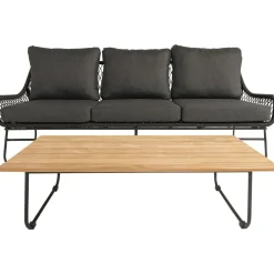 Bardani Riva 4-delig loungeset black< Loungesets
