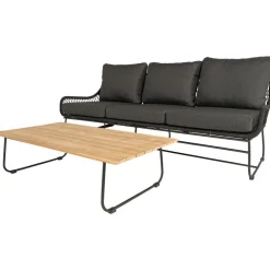Bardani Riva 4-delig loungeset black< Loungesets