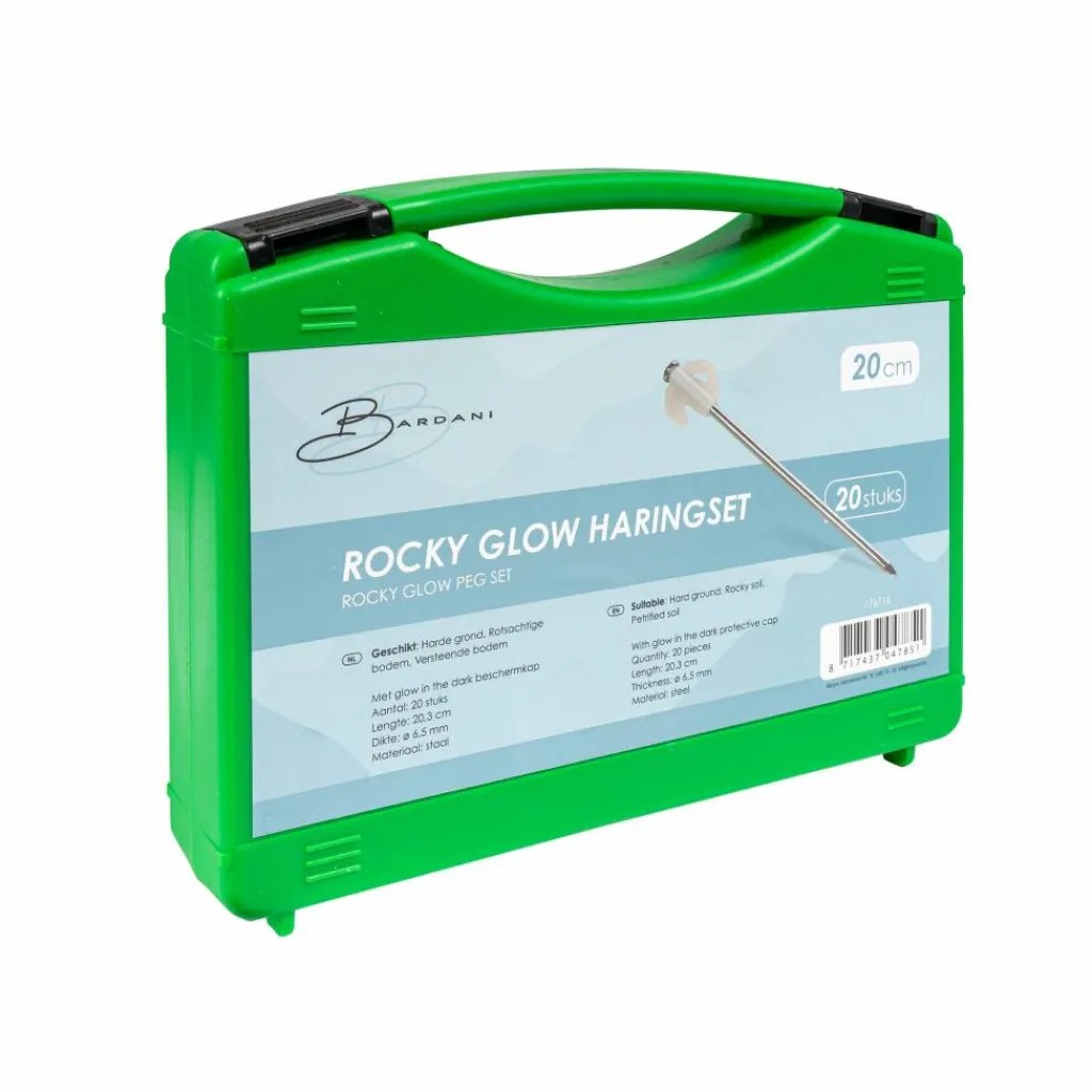 Bardani Rocky Glow rotspen 20 cm per 20 stuks< Tent Haringen