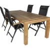 Tuinsets-Bardani Roma 240 Alice 4 tuinset verstelbaar teak antraciet