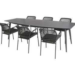 Tuinsets-Bardani Rosario Barista 260 x 105 cm tuinset 7-delig