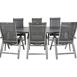 Tuinsets-Bardani Rosario Legato verstelbaar 260 x 105 cm tuinset 7-delig