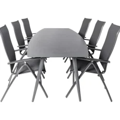 Tuinsets-Bardani Rosario Legato verstelbaar 260 x 105 cm tuinset 7-delig