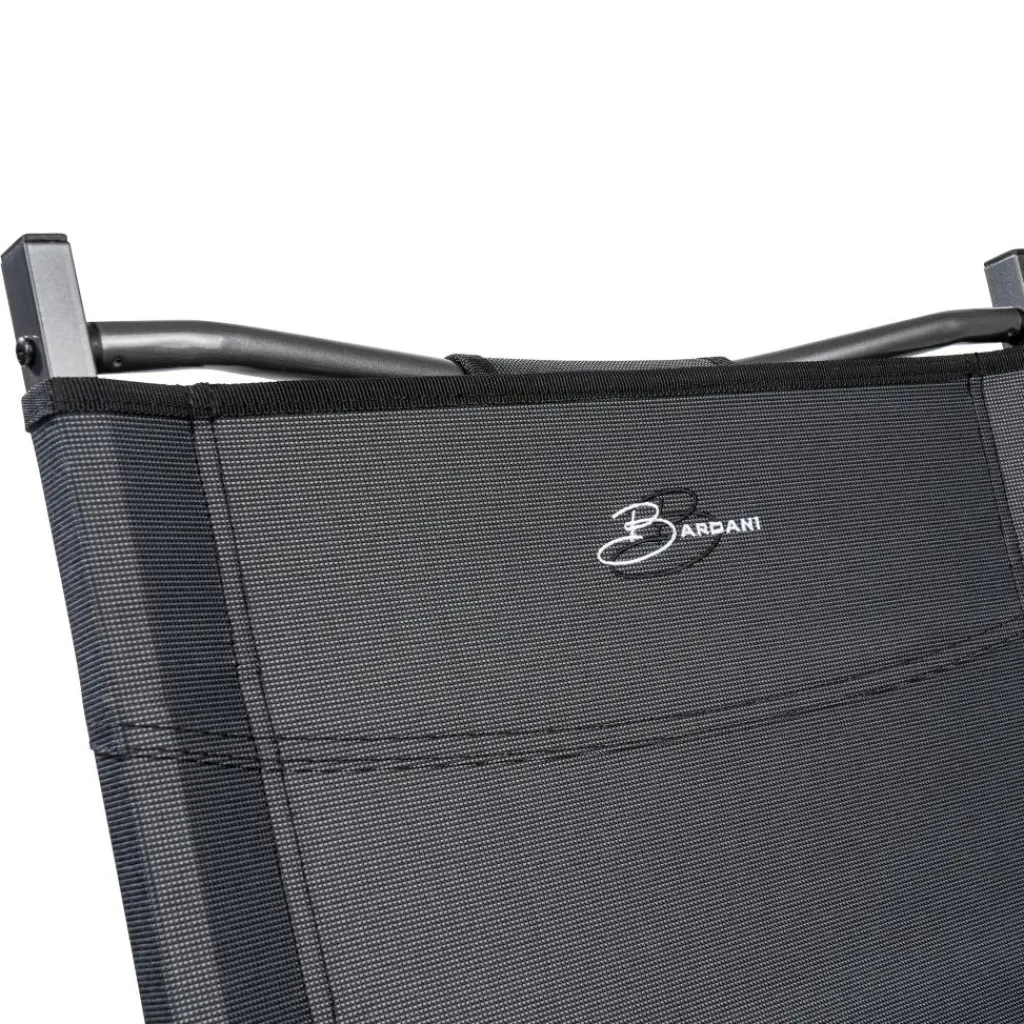 Campingstoelen-Bardani Salonga klapstoel anthracite