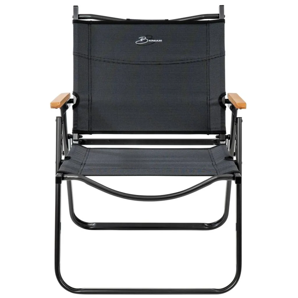 Campingstoelen-Bardani Salonga klapstoel anthracite
