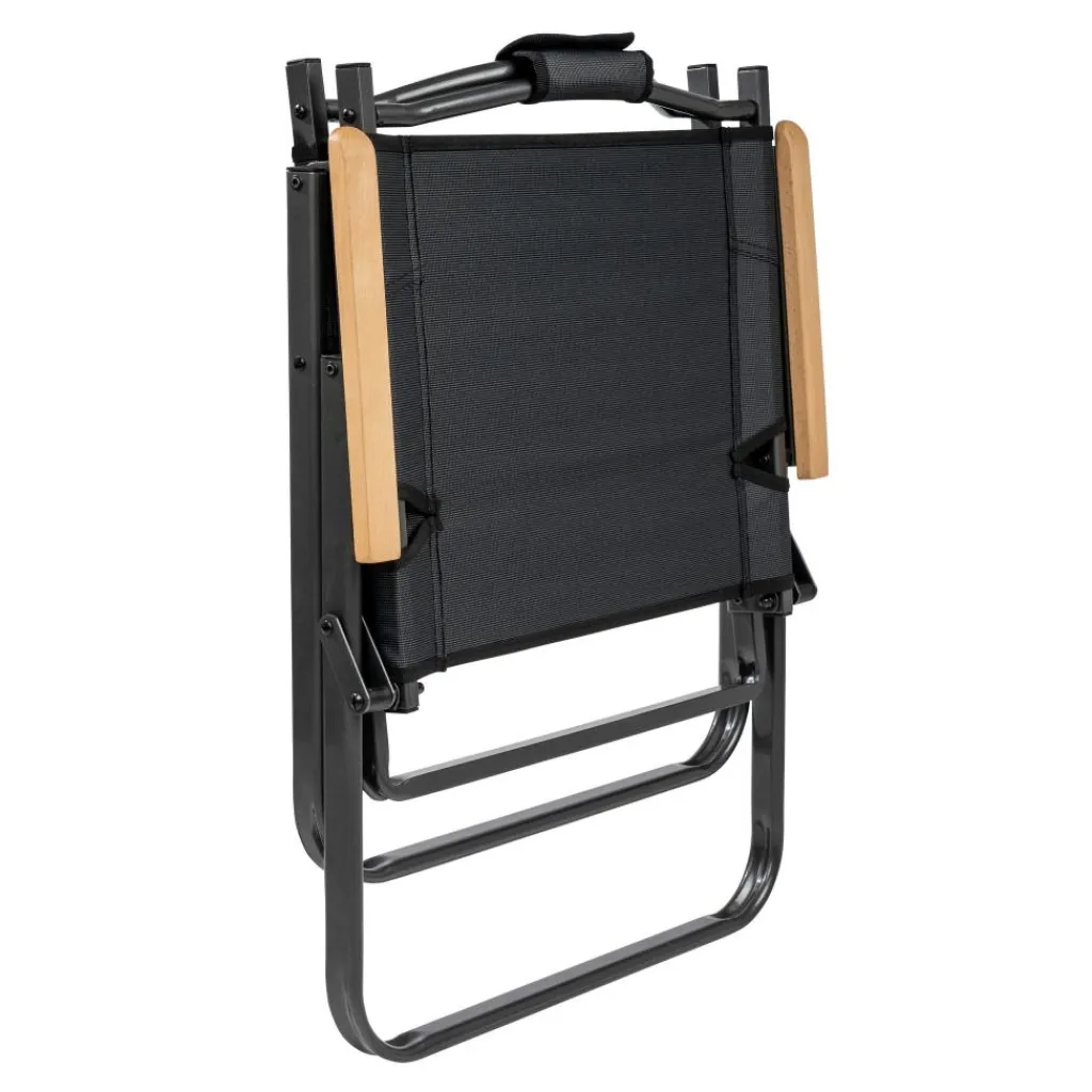 Campingstoelen-Bardani Salonga klapstoel anthracite