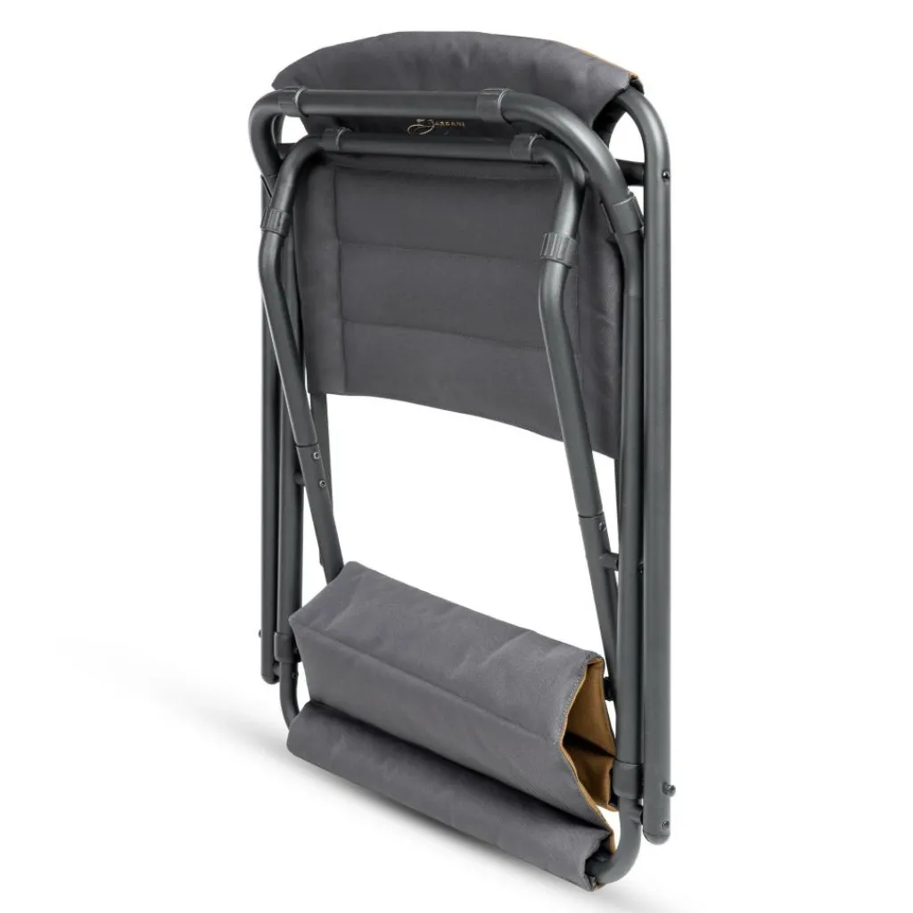 Campingstoelen-Bardani Santos campingstoel anthracite suède