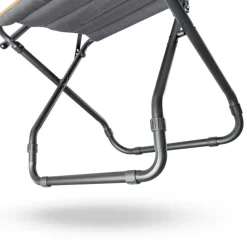Campingstoelen-Bardani Santos campingstoel anthracite suède