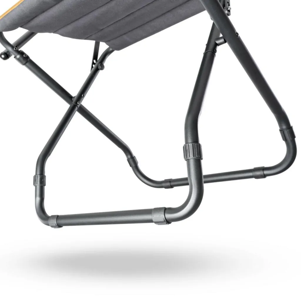 Campingstoelen-Bardani Santos campingstoel anthracite suède