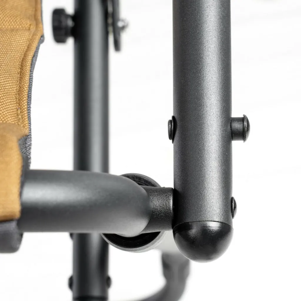 Campingstoelen-Bardani Santos campingstoel anthracite suède