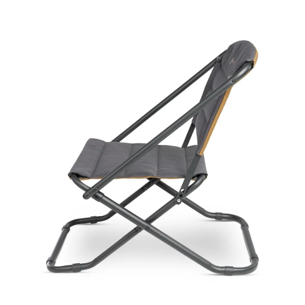 Campingstoelen-Bardani Santos campingstoel anthracite suède
