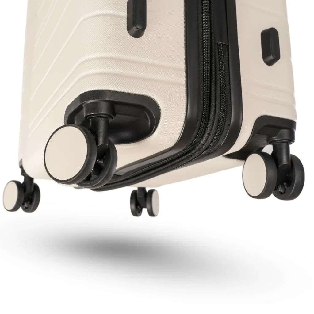Koffersoorten|Fietsartikelen-Bardani Starlite Spinner Carry On koffer pearl