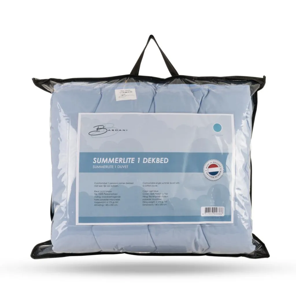 Beddengoed-Bardani Summerlite 1 dekbed light blue 140 x 200