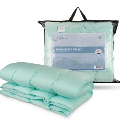 Bardani Summerlite 1 dekbed minty green 140 x 200< Beddengoed