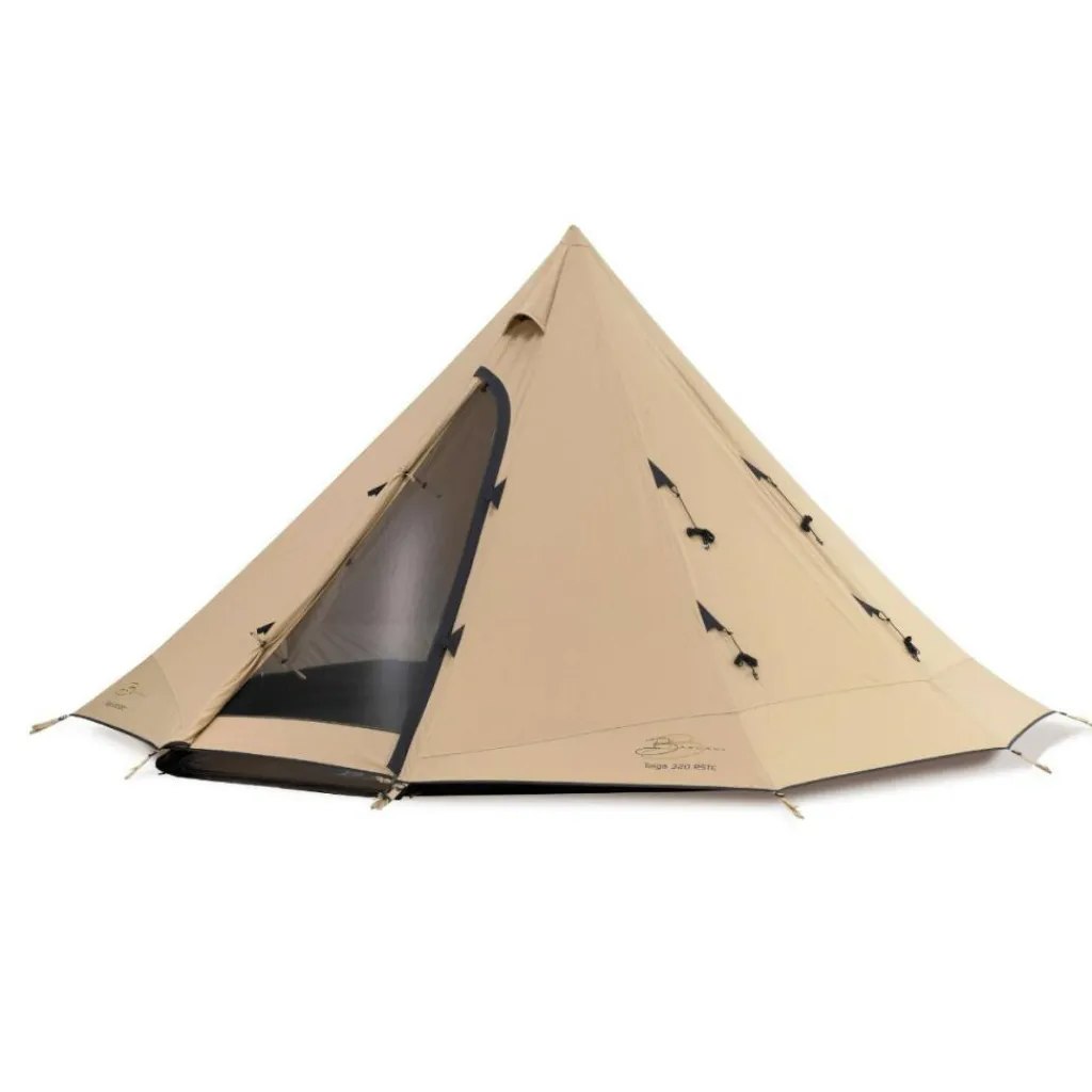 Bardani Taiga 320 RSTC piramidetent beige< 4-Persoons Tent|Tunneltenten