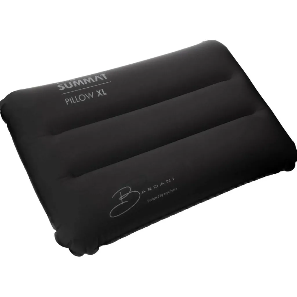 Bardani The Summat Pillow XL opblaasbaar kussen smaragd black< Reiskussens