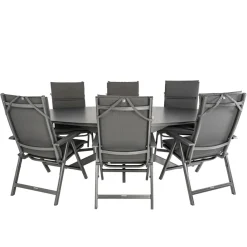 Bardani Varesse 240 x 108 cm Basic Plus 6 tuinset  antraciet< Tuinsets