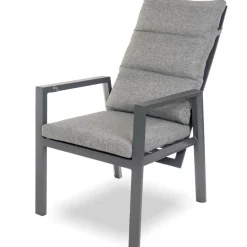 Tuinsets-Bardani Varesse 240 x 108 cm Impera 6 tuinset antraciet