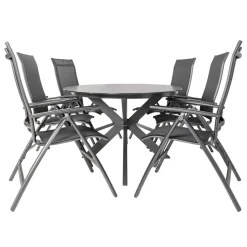 Bardani Varesse 240 x 180 cm Legato 6 tuinset antraciet< Tuinsets