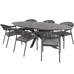 Bardani Varesse 240 x 108 cm Sienna 6 tuinset antraciet< Tuinsets