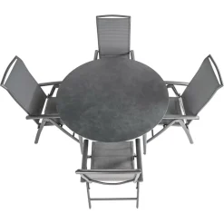 Tuinsets-Bardani Verdi Capri ø 130 cm tuinset 5-delig