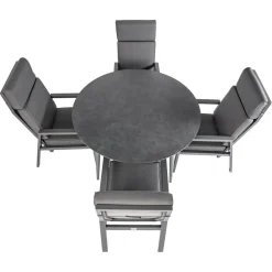 Bardani Verdi Quinta ø 130 cm tuinset 5-delig< Tuinsets