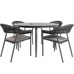 Bardani Verdi Sienna ø 130 cm tuinset 5-delig< Tuinsets