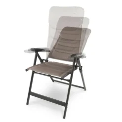 Bardani Vermillion X 3D Comfort campingstoel platina grey< Campingstoelen