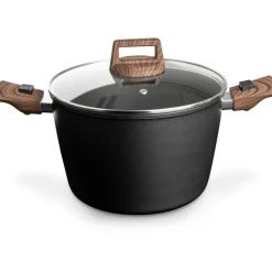 Bardani Wajan Deluxe kookpan met deksel en afneembare grepen ø 24 cm< Pannen