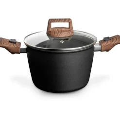 Bardani Wajan Deluxe kookpan met deksel en afneembare grepen ø 20 cm< Pannen