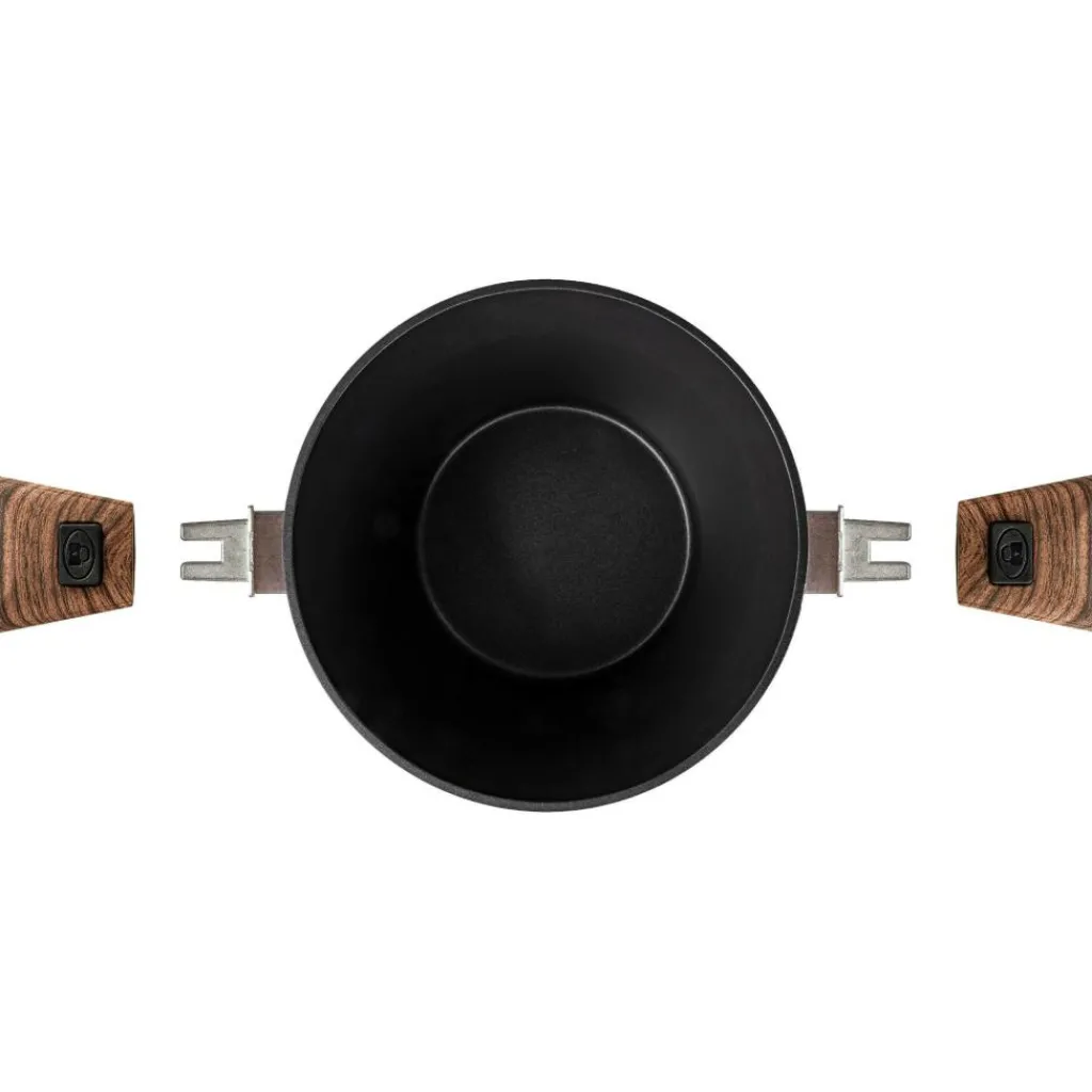 Bardani Wajan Deluxe kookpan met deksel en afneembare grepen ø 20 cm< Pannen