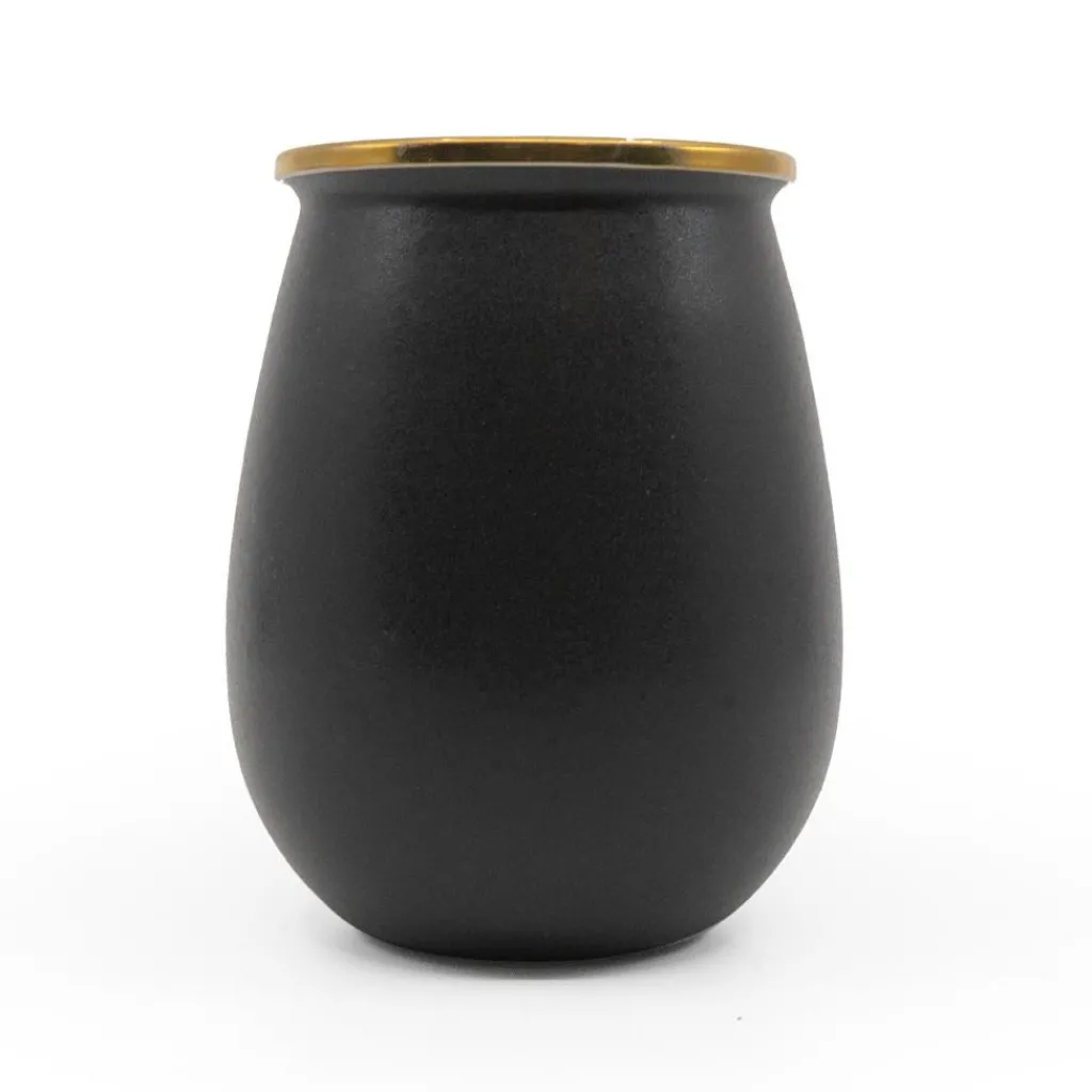 Glazen & Bekers-Barebones Emaille beker charcoal 2-pack