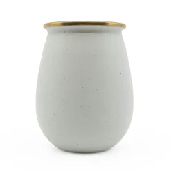 Barebones Emaille beker egg shell 2-pack< Glazen & Bekers