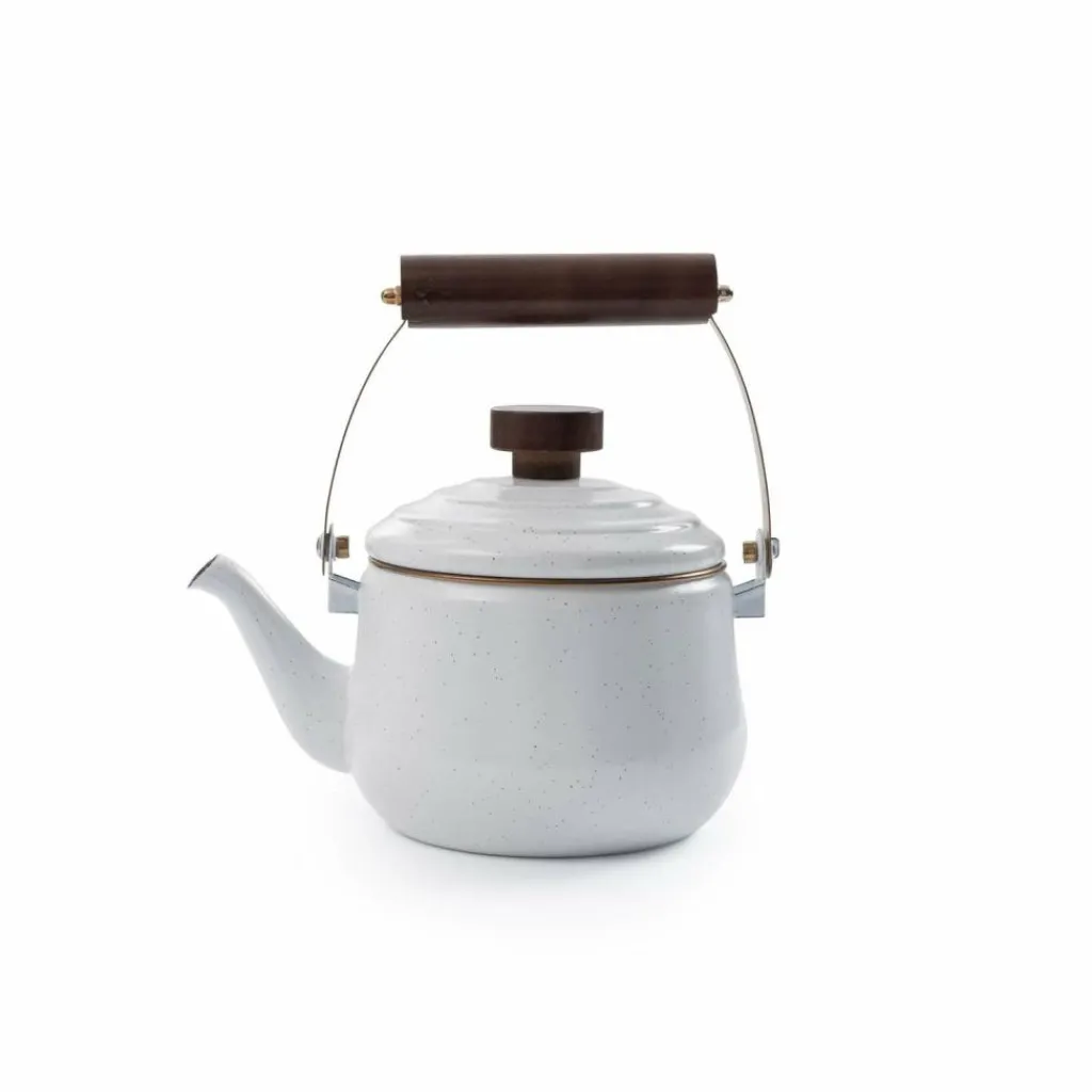 Barebones Emaille ketel 1,5 liter egg shell< Fluitketels