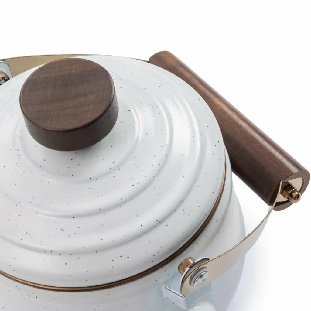 Barebones Emaille ketel 1,5 liter egg shell< Fluitketels