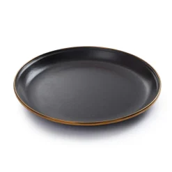 Barebones Emaille plat bord ø 210 mm charcoal 2-pack< Servies