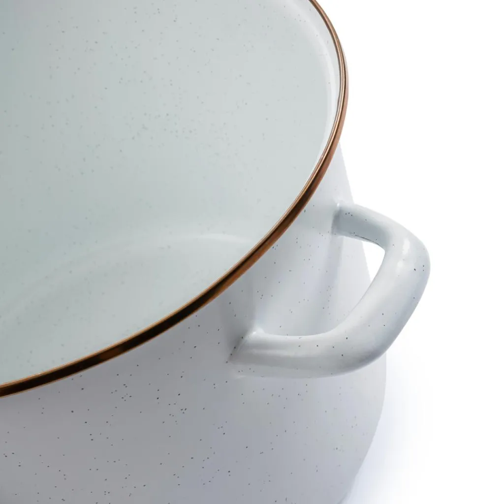 Barebones Emaille soeppan ø 260 mm egg shell< Pannen