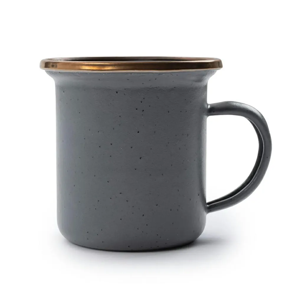 Glazen & Bekers-Barebones Espresso mok 148 ml slate grey 2-pack