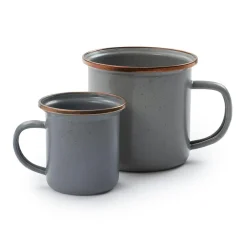 Glazen & Bekers-Barebones Espresso mok 148 ml slate grey 2-pack