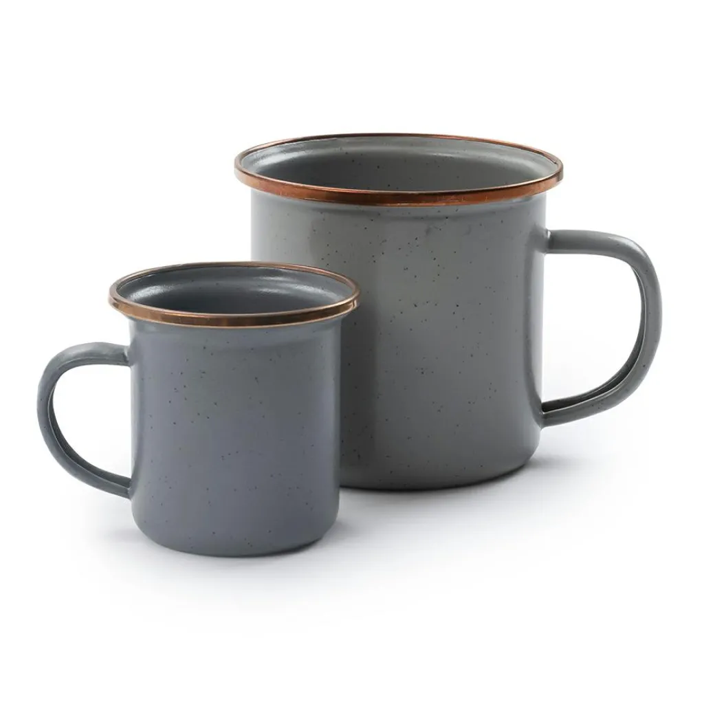 Glazen & Bekers-Barebones Espresso mok 148 ml slate grey 2-pack