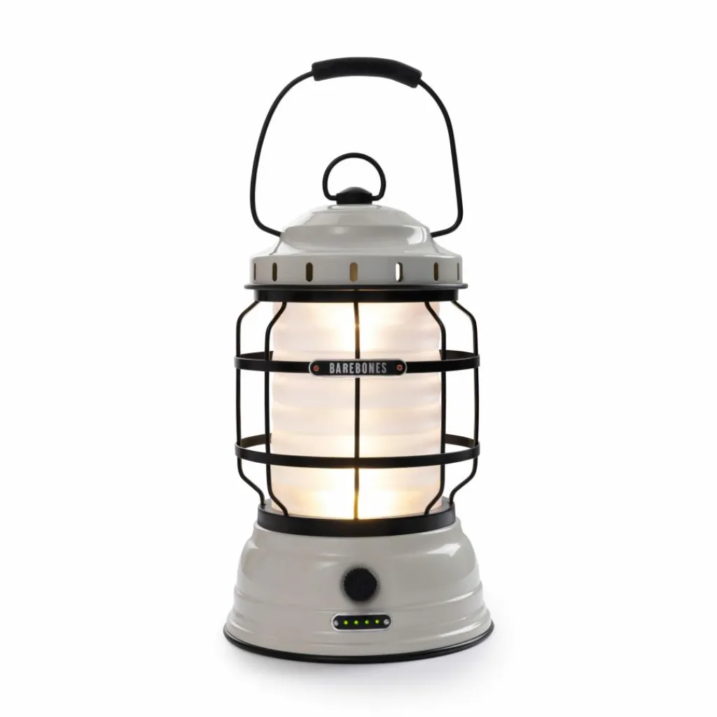 Barebones Forest USB lantaarn vintage white< Verlichting|Verlichting Oplaadbaar