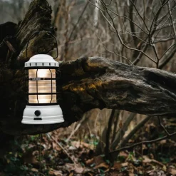 Barebones Forest USB lantaarn vintage white< Verlichting|Verlichting Oplaadbaar