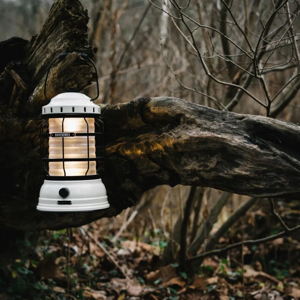 Barebones Forest USB lantaarn vintage white< Verlichting|Verlichting Oplaadbaar